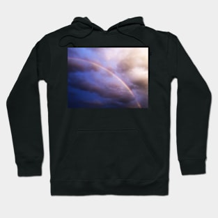 Rainbow Through Clouds Hoodie